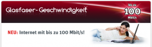 100MBit Werbung